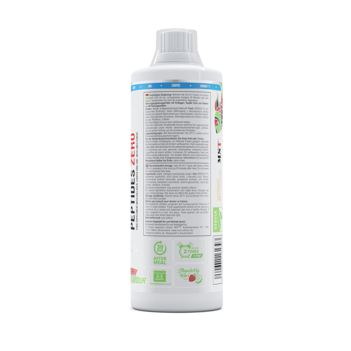 Fish collagen Peptides + Verisol 1000 ml Strawberry kiwi