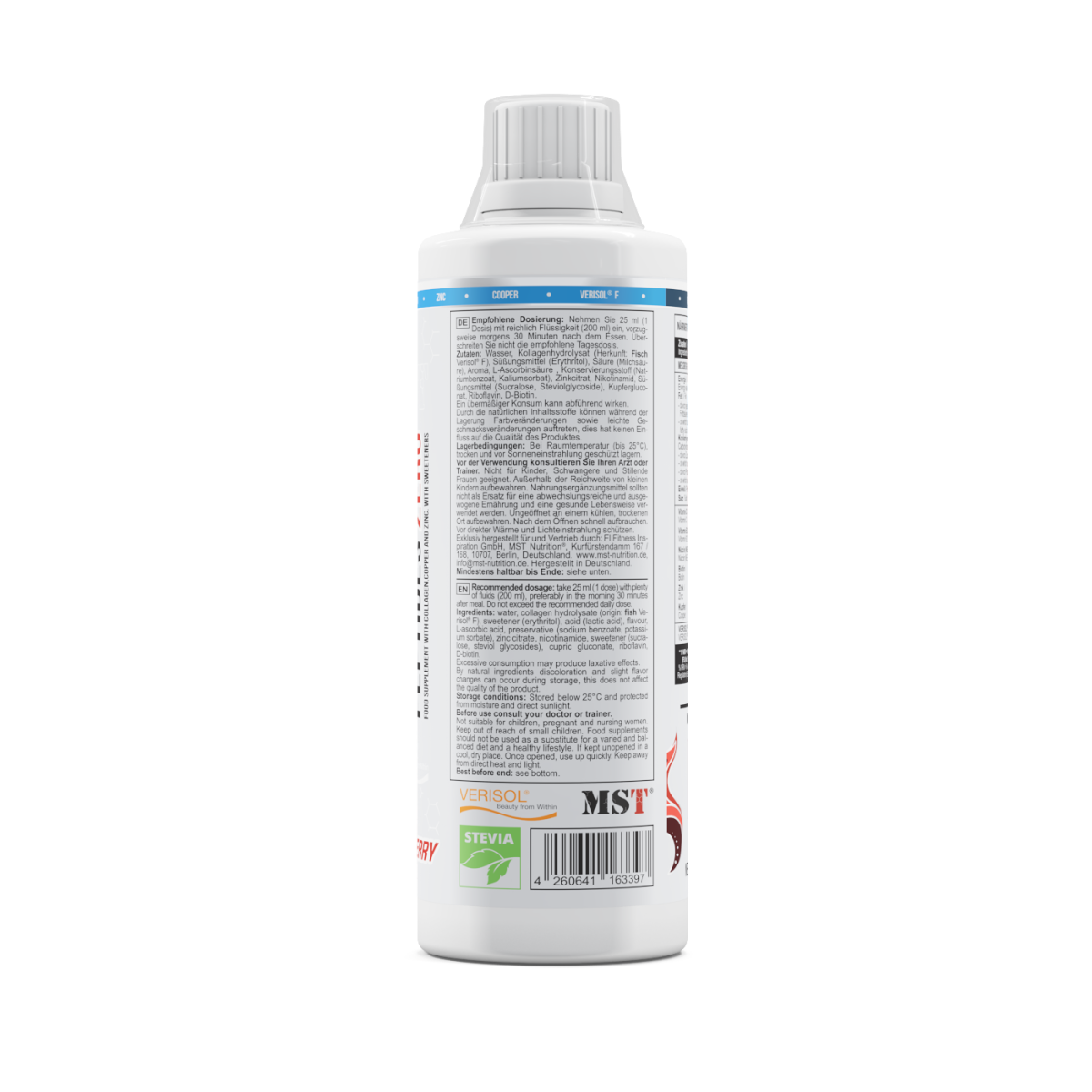 Fish collagen Peptides + Verisol  500 ml Cherry