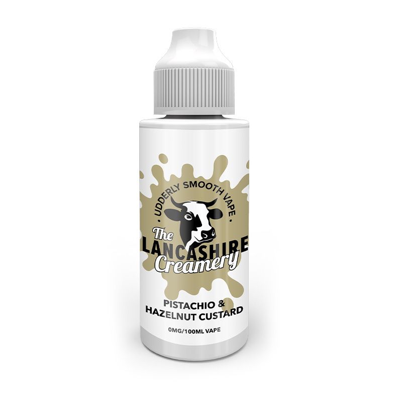 The Lancashire Creamery - Pistachio & Hazelnut Custard - 100ml - Shortfill
