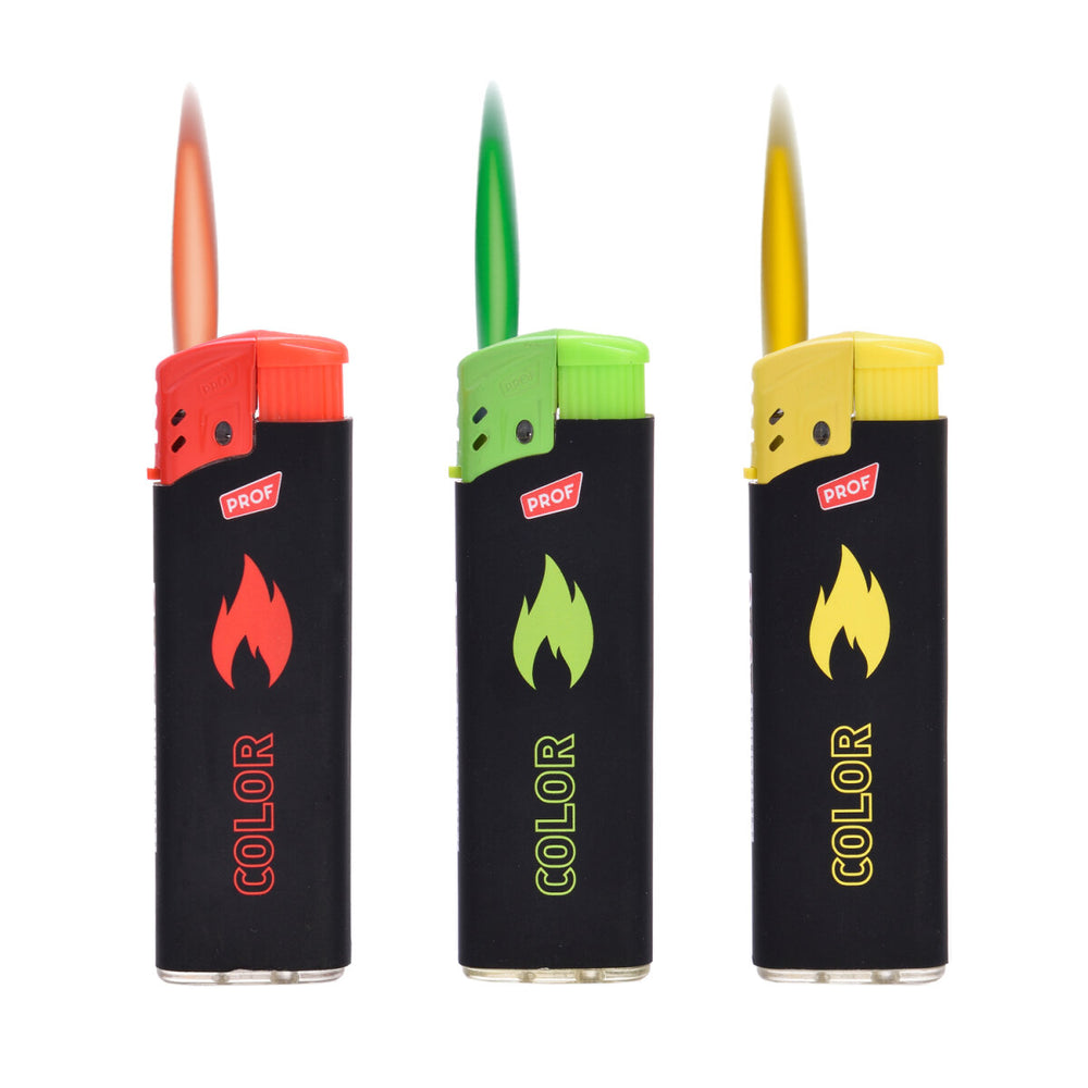 Flamy Feuerzeug - Turboflame Multicolor - Display - 50 Stück