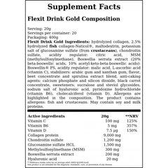Flexit Drink Gold - 400g - Blackcurrant + Flexit Gold Gel - 100ml