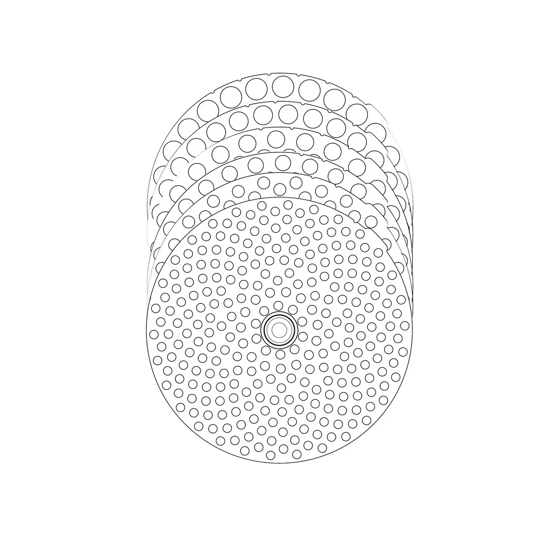 Flower Mill - Next-Gen Premium - PRO Stainless Series - 3.5" - Mill Plates