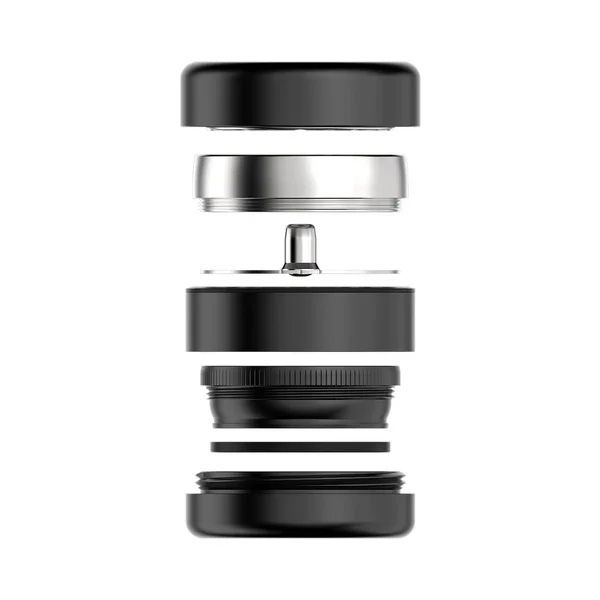 Flower Mill - Next-Gen Premium - Stainless Series - 66mm, 3tlg