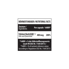 FOLATE 400 Quatrefolic® (folic acid (5-mthf)) 90 Caps
