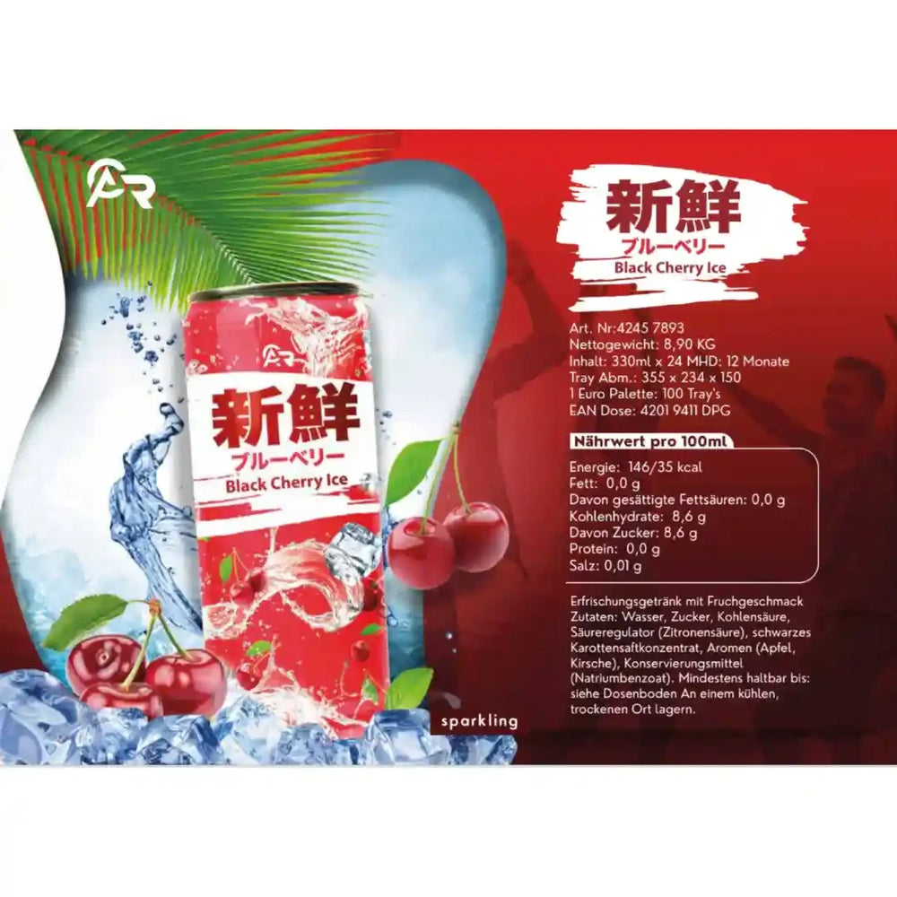 Fresh Black Cherry Ice 330ml (DPG)