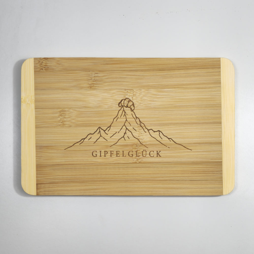Frühstücksbrettchen mit Gravur, Edition Gipfelglück