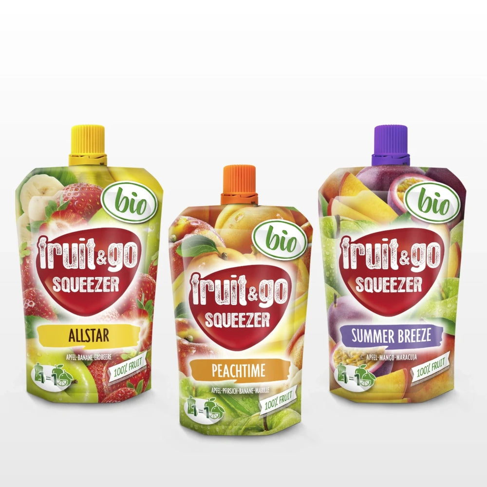 fruit&go Squeezer BIO Summer Mix (3 Sorten)