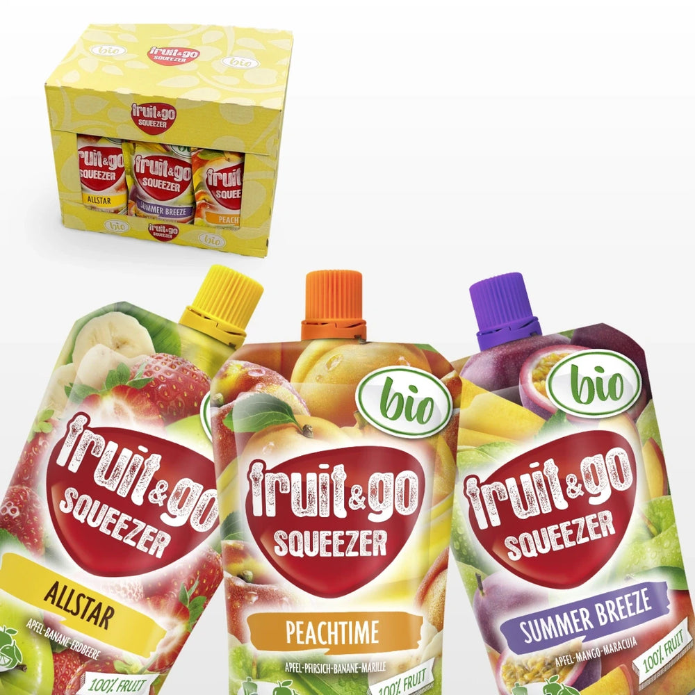 fruit&go Squeezer BIO Summer Mix (3 Sorten)