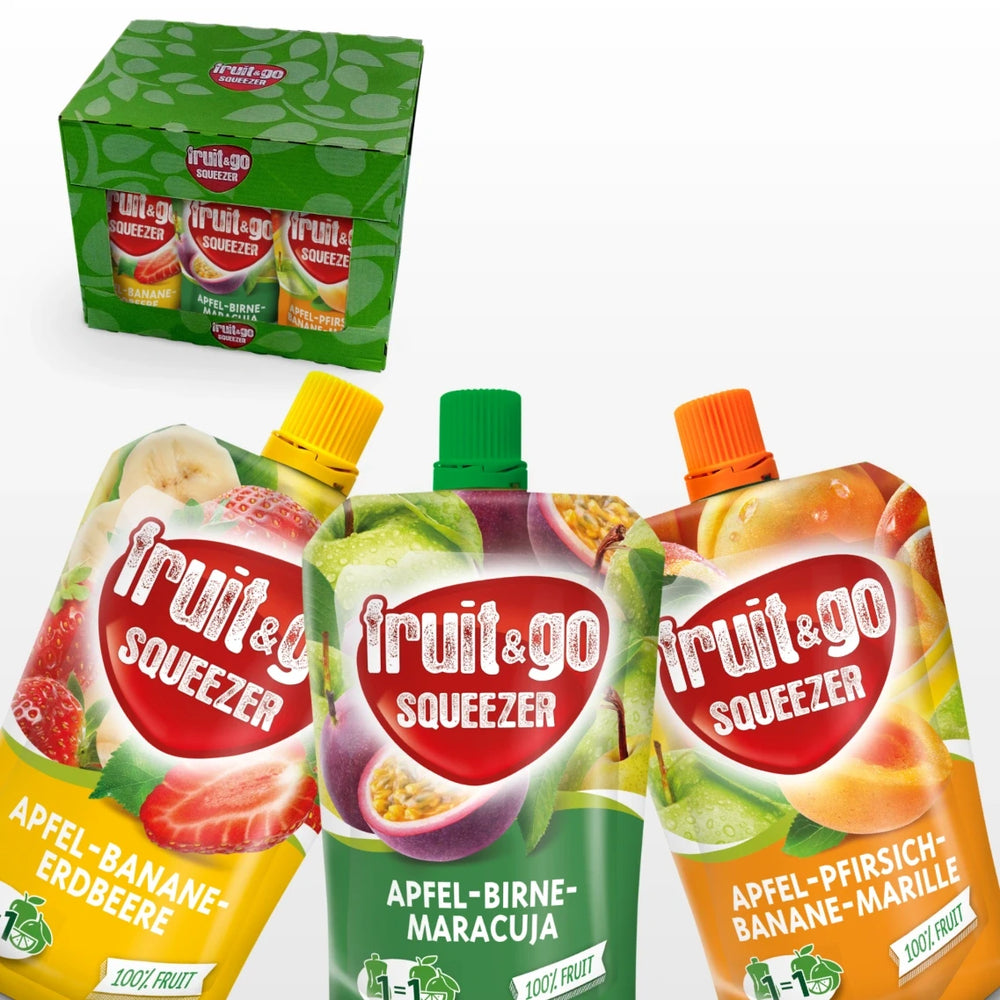 fruit&go Squeezer Classic Mix (3 Sorten)