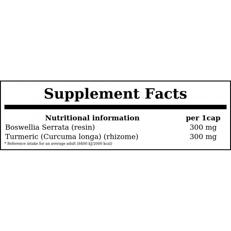 Full Spectrum Boswellia & Curcumin - 60caps.