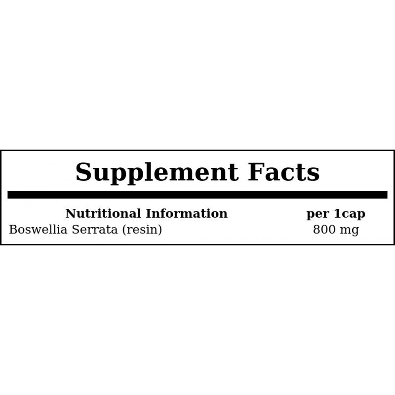 Full Spectrum Boswellia Double Strength - 60caps. 800mg x30
