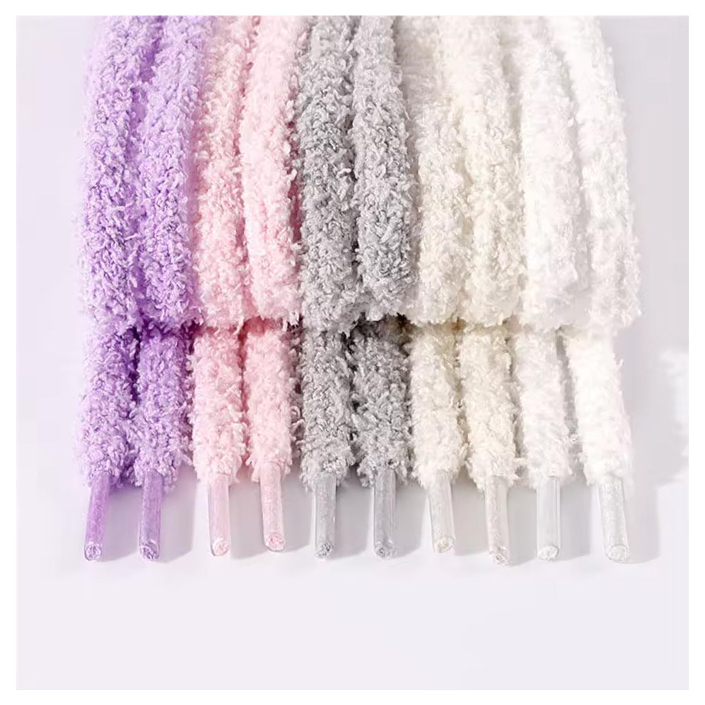 Fuzzy Laces, Plüsch-Schnürsenkel, purple