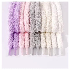 Fuzzy Laces, Plüsch-Schnürsenkel, purple