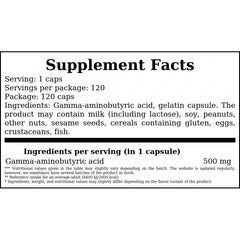 GABA  500mg - 120caps