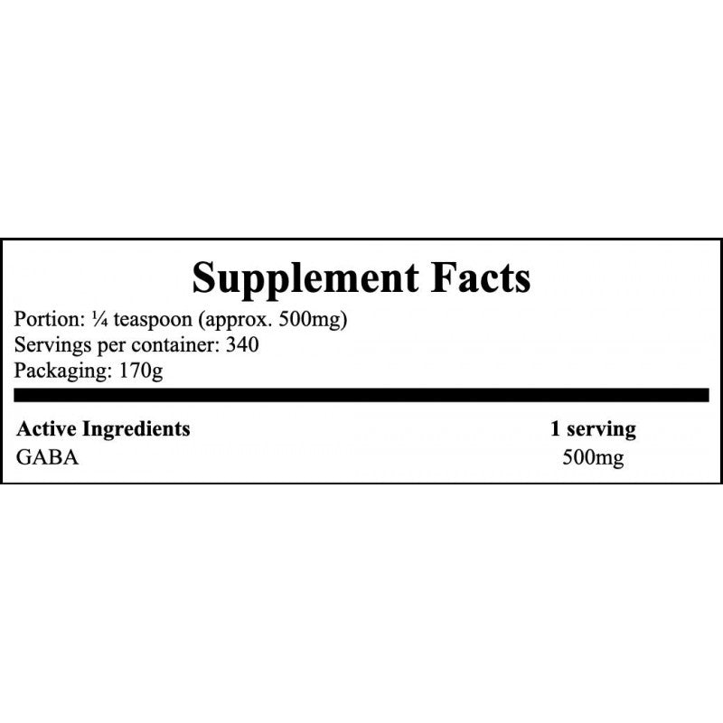 GABA Pure Powder - 170g x12