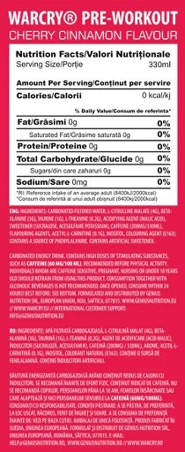 Genius Nutrition Warcry PWO Drink