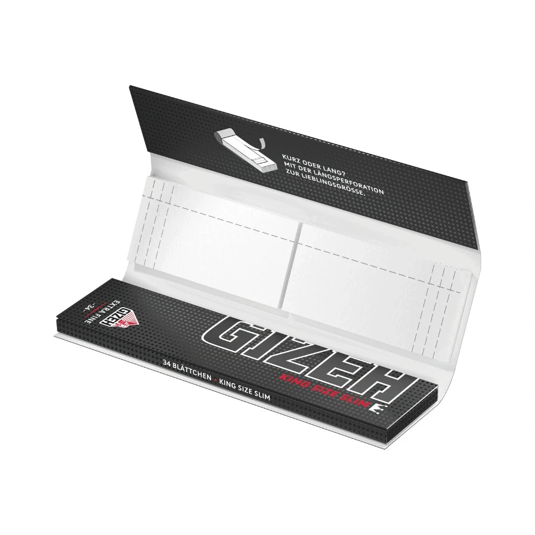 Gizeh Black - King Size Slim Filterpapier + Filter