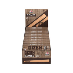 GIZEH - Cones - Brown - 24 x 3 Stück