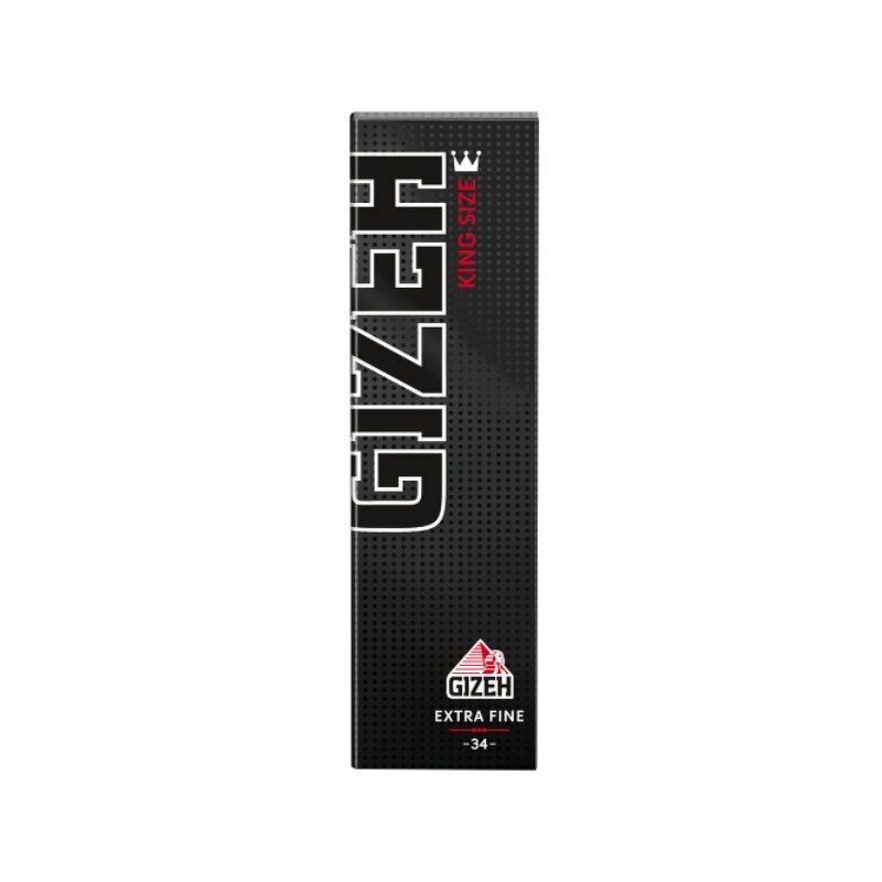 GIZEH - King Size - Black - Box - 50 x 34 Stück