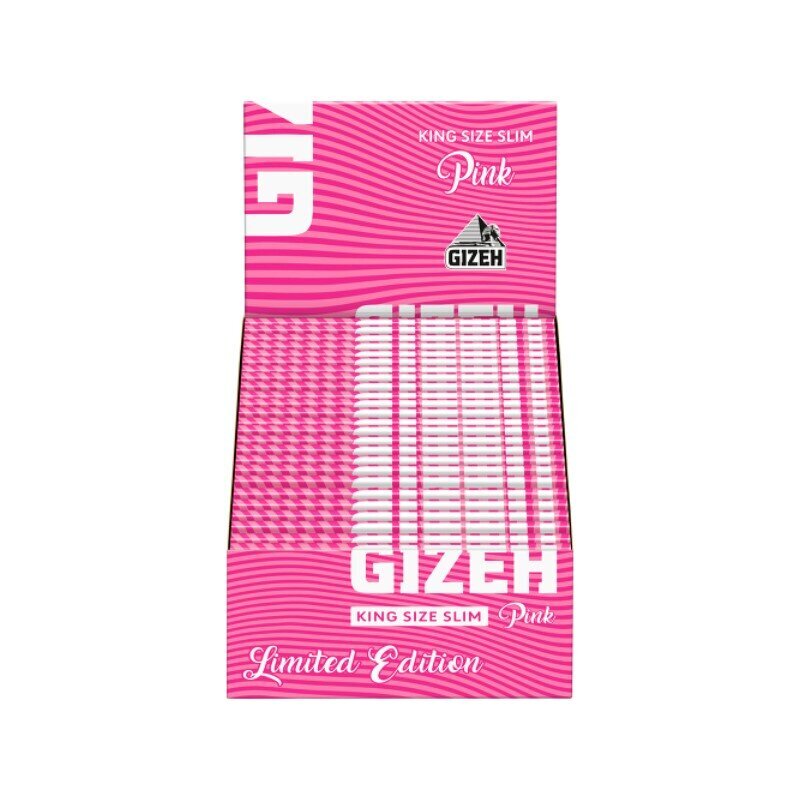GIZEH - King Size Slim - Pink - Box - 50 x 34 Stück
