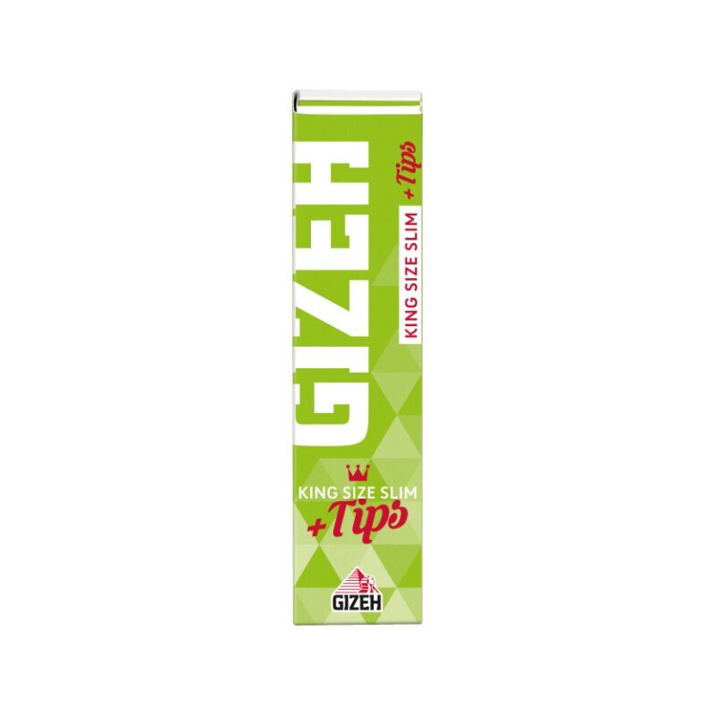 GIZEH - King Size Slim + Tips - Super Fine - Box - 26 Stück