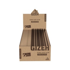 GIZEH - King Size Slim - Unbleached - Box - 50 x 34 Stück