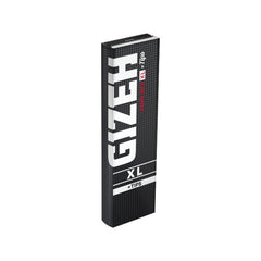 GIZEH - King Size XL + Tips - Black - Box - 26 Stück