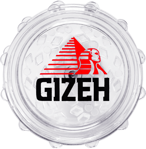 GIZEH - Plastic Grinder - 60mm - 2 Layers - Display - 24 Stück