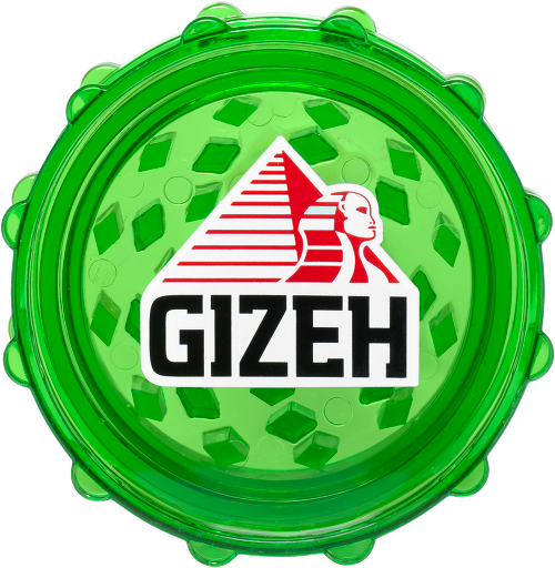 GIZEH - Plastic Grinder - 60mm - 2 Layers - Display - 24 Stück