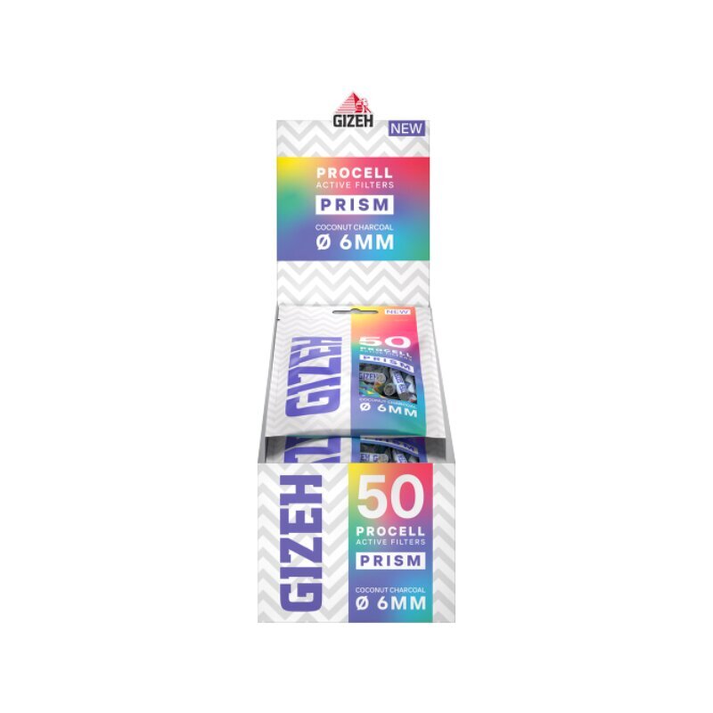 GIZEH - ProCell 6mm - Prism - Bag - 10 x 50 Stück