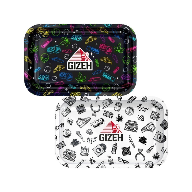 GIZEH - Rolling Tray - 27.5 x 17.5cm - Comic white - Medium