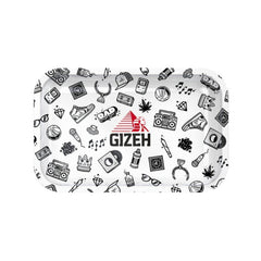 GIZEH - Rolling Tray - 27.5 x 17.5cm - Comic white - Medium