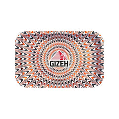 GIZEH - Rolling Tray - 27.5 x 17.5cm - Trippy red white - Medium