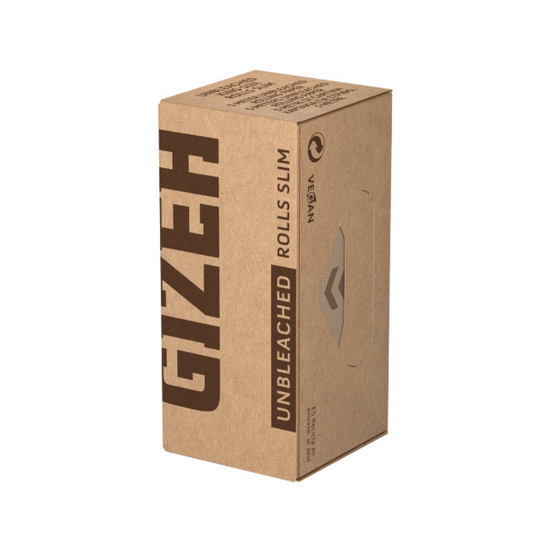 GIZEH - Rolls Slim - Unbleached - 5 Meter - Box - 20 Stück