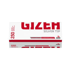 GIZEH - Tubes / Hülsen - Silver Tip - Box - 250 Stück