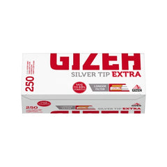 GIZEH - Tubes / Hülsen - Silver Tip Extra - Box - 250 Stück