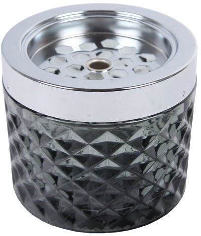 Glas Aschenbecher Windy - Clear Black