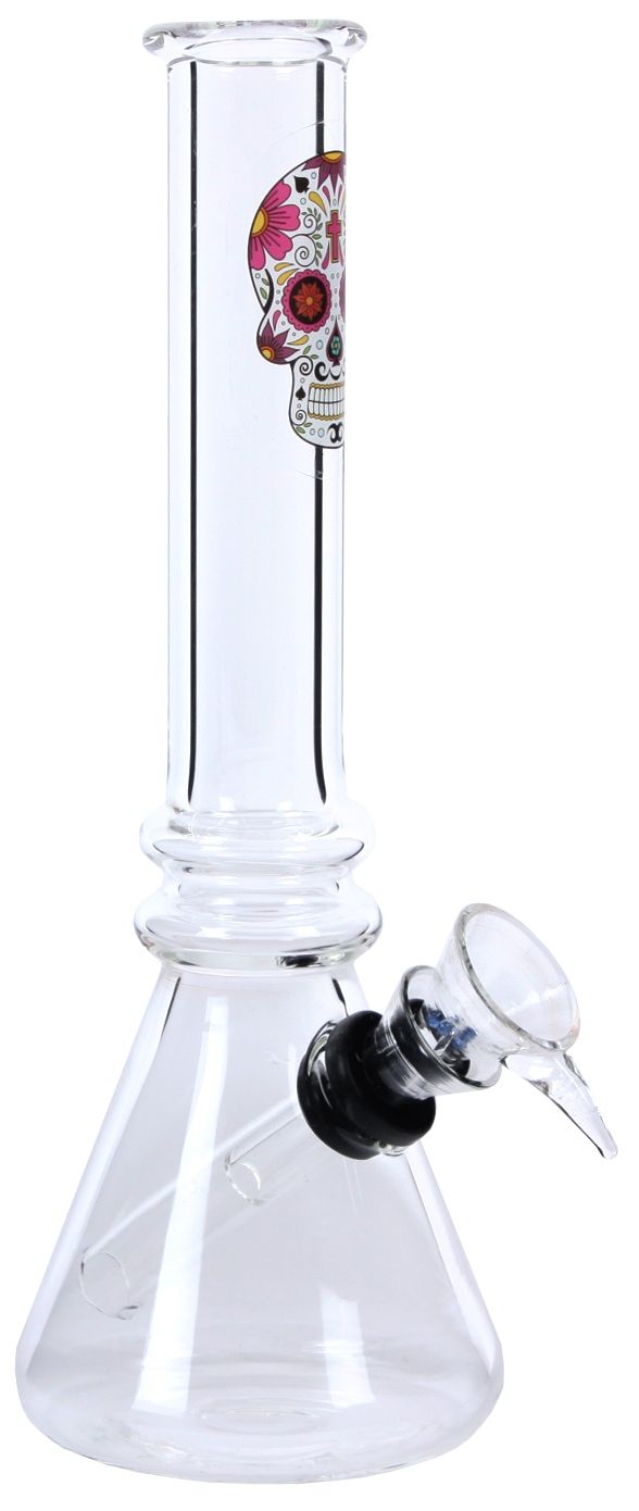 Glas Bong Premium Skull - 20cm