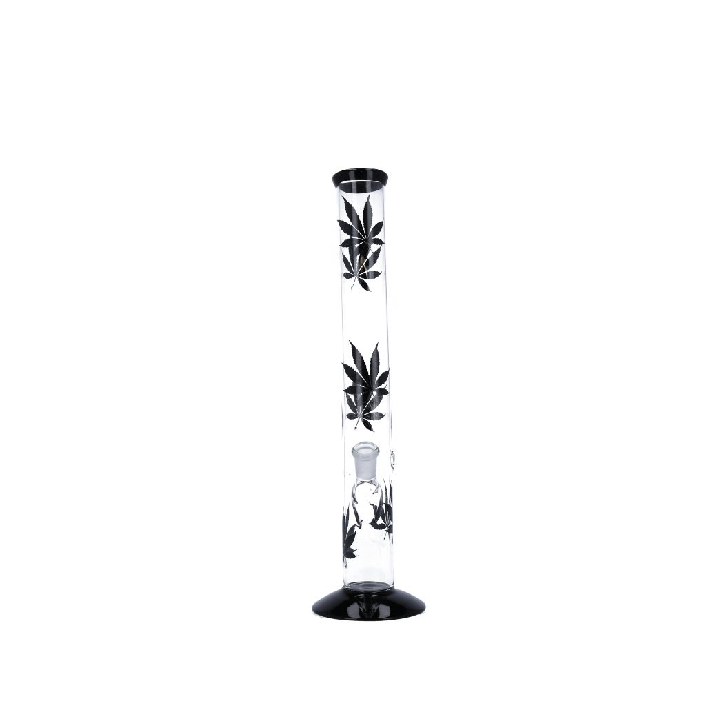 Bong Glas Black Leaf, 35cm