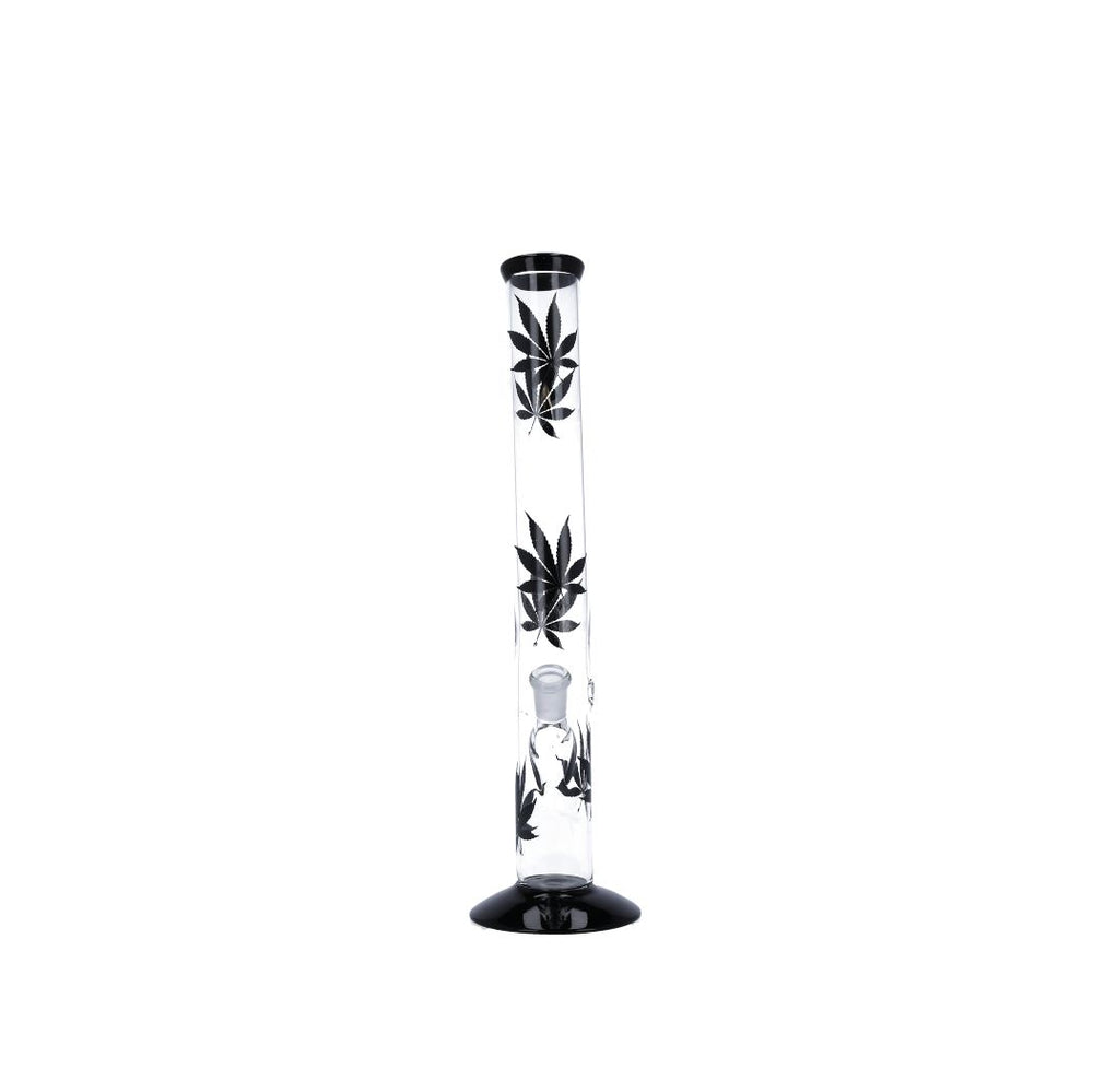 Bong Glas Black Leaf, 35cm