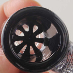 Black Leaf Glaskopf, schwarz, 18.8er 