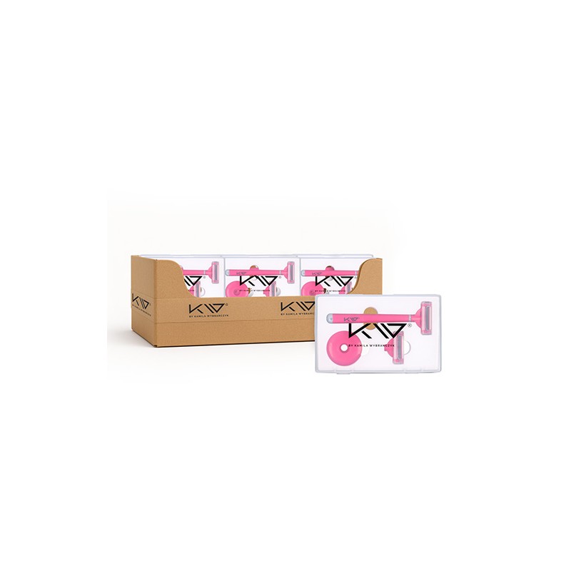 Glatte Rasur für Damen – Rasierer + 2 Klingen x12
