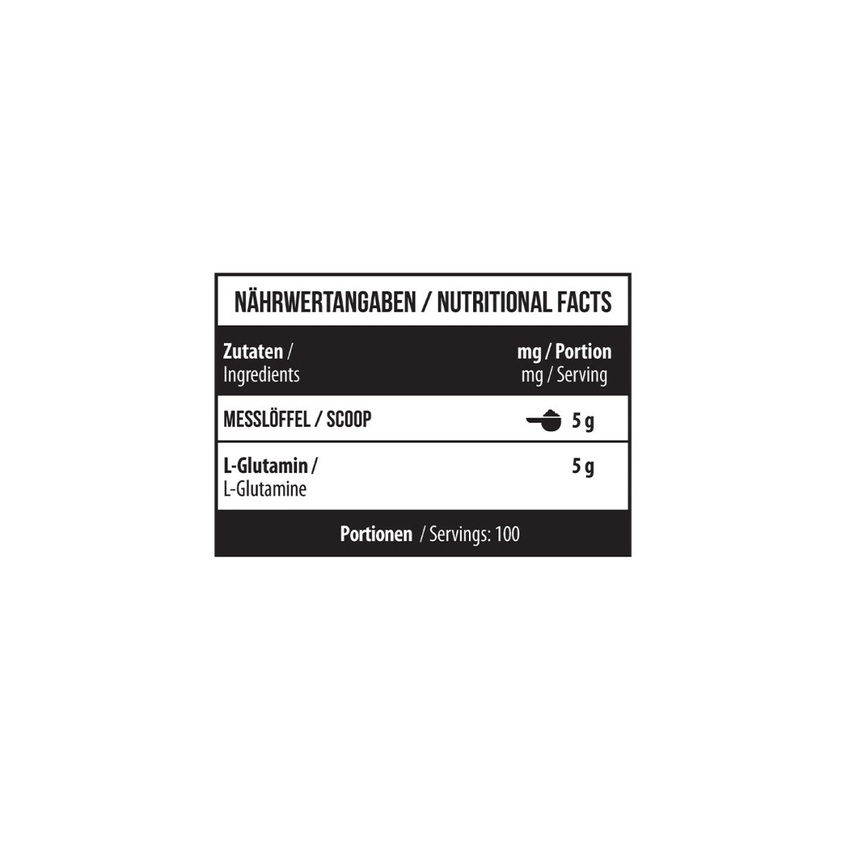 Glutamine 500 g