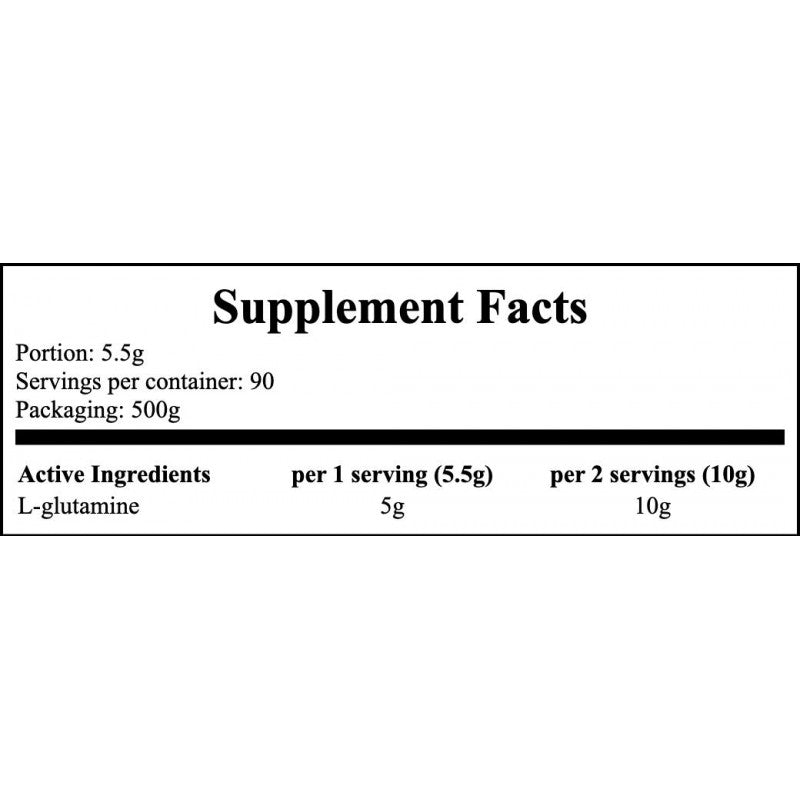 Glutamine - 500g - Orange x12