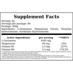 Glutamine NEW - 400g