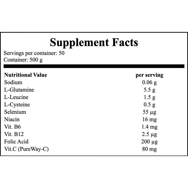 Glutamine Xplode - 500g - Pineapple x6