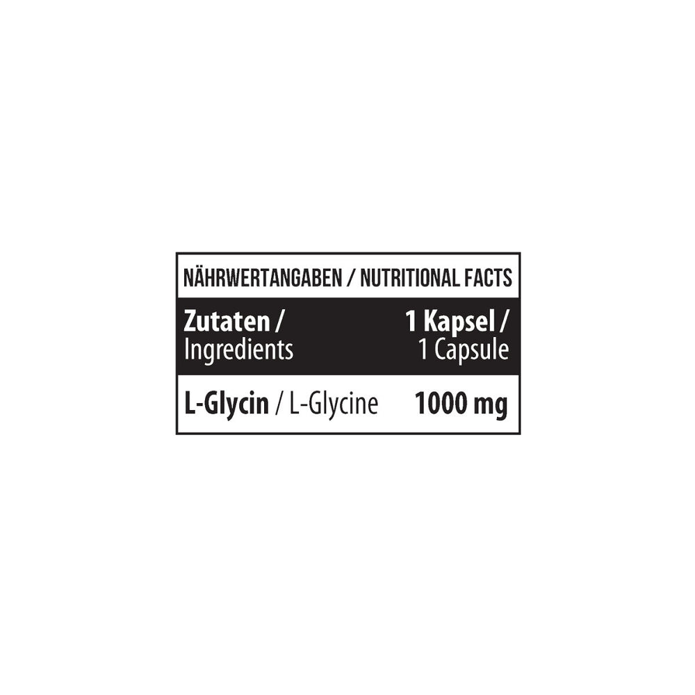 Glycine 1000 mg 60 Kapseln