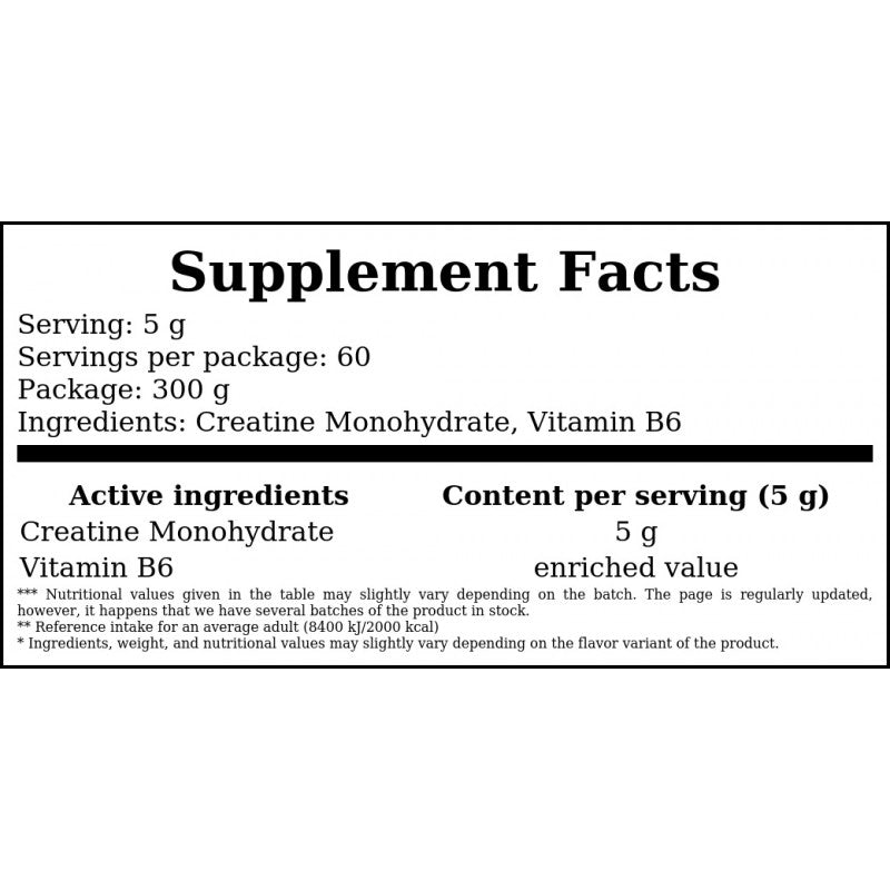 Gold Creatine - 300g x12