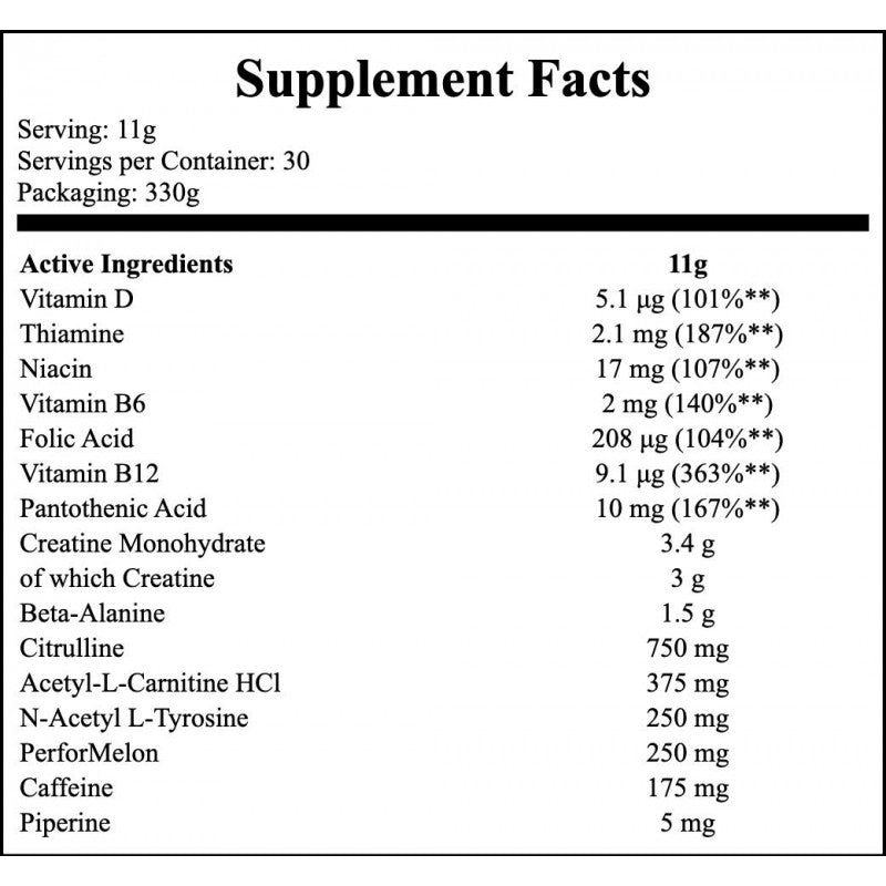Gold Standard Pre Workout - 330g - Blue Raspberry x6