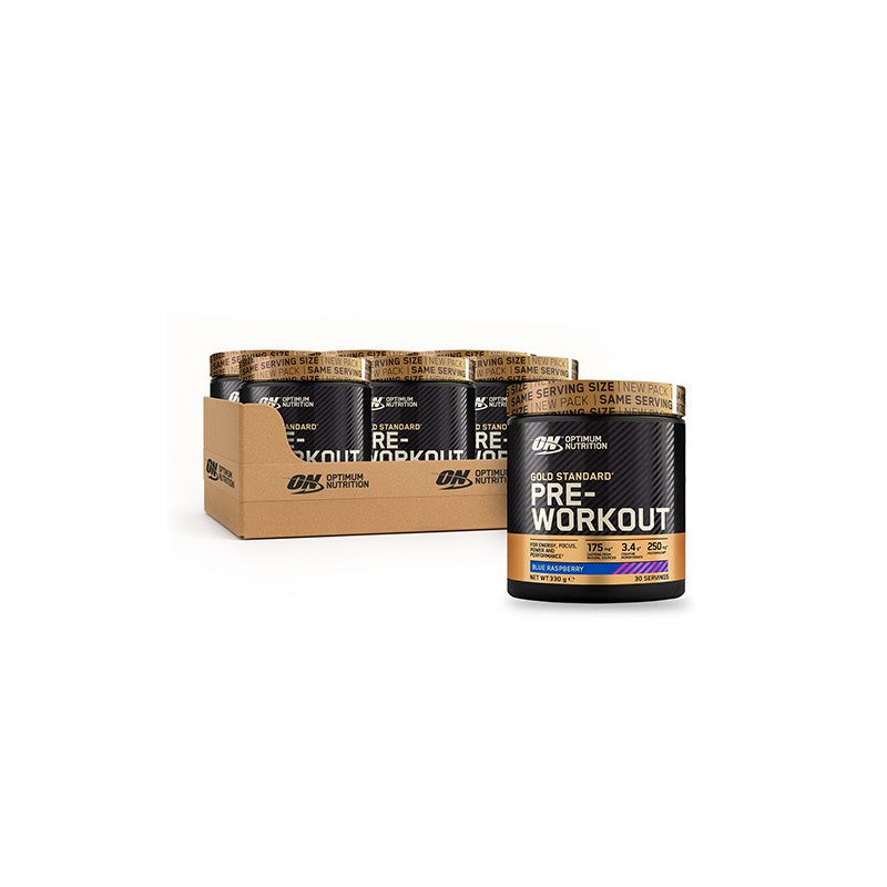 Gold Standard Pre Workout - 330g - Blue Raspberry x6